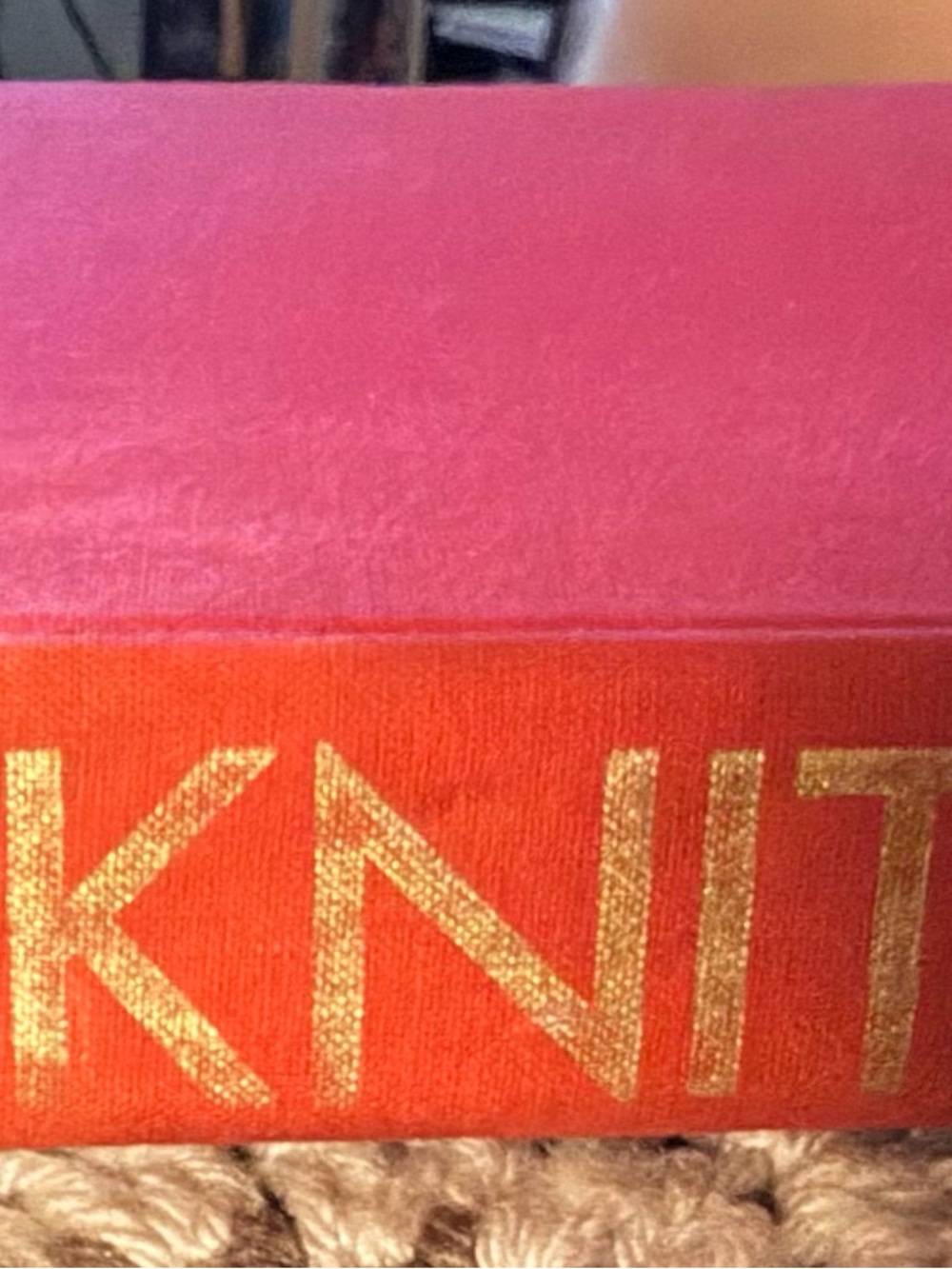 Vintage hardcover edition of The Complete Book of Knitting by Barbara Abbey